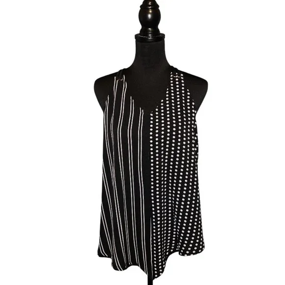 POLKA DOT PRINT HAULTER TOP - Picture 1 of 2